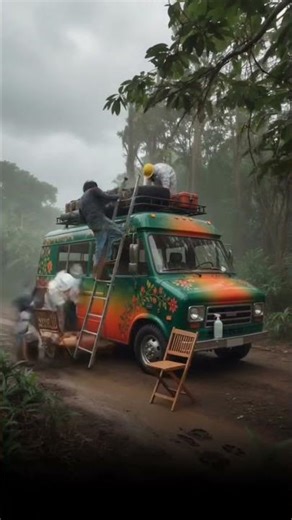 Abandoned ice cream van in jungle - Transformation 🙀