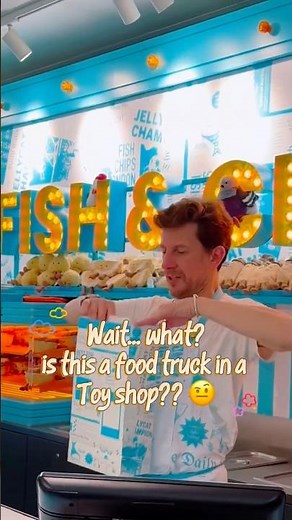 Jellycat’s Fish & Chips Food Truck at Selfridges London #shorts #shortsfeed #toys