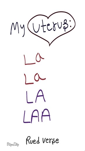 My Uterus:"It's showtime La La LA LAA"(at 3AM) #uterus #girls #menstruation #animation #art