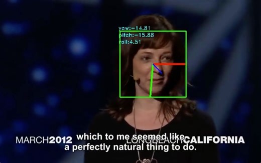 【AI算法】人脸面部姿态估计算法面部角度正脸侧脸（代码和模型已开源）