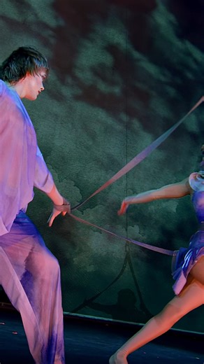 The Dance of the Winds 🌬️ 🍃 ✨ A dazzling combination of aerial straps and bungee, on stage and over the audience, only at Cirque du Soleil ALIZÉ in Berlin! 🎪 Cirque du Soleil ALIZÉ #berlin #germany #cirquedusoleil | Cirque du Soleil