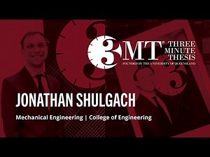 Jonathan Shulgach - 2025 Three Minute Thesis (3MT) Championship Presentation at CMU