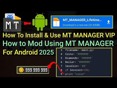 How To Install And Use MT MANAGER || Mod Using MT MANAGER || 2025