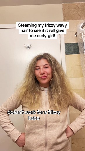 Steaming Your Hair for Frizzy to Curly Transformation