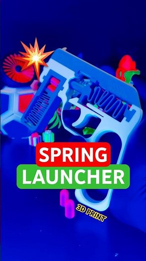 3D Printing Spring Launcher Mechanism