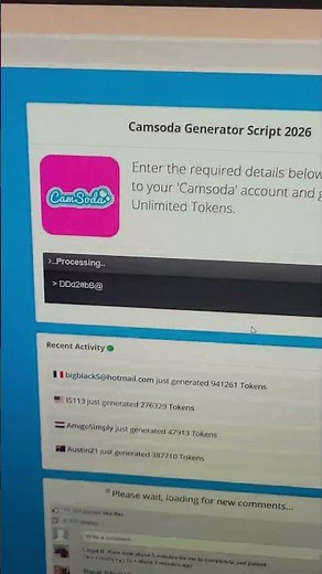 How to get Camsoda free token - is it possible?