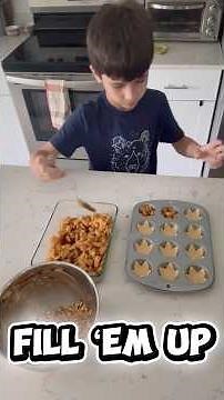 Healthy-ish Mini Apple Crumble Pies #baking #fallbaking #apple #autumn #kidsbaking