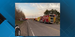 Crews respond to garage fire