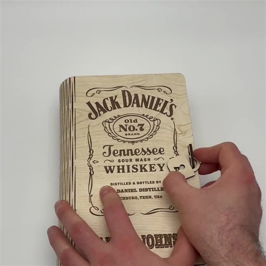 Laser Cut Wooden Whiskey Gift Box File: Customizable for Yor Gifts - Etsy Australia