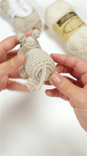 Hippo Crochet Pattern - Tiny Amigurumi Stuffed Animal Crochet Pattern and Tutorial - Etsy