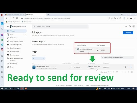 Ready to send for review on Google Play Store how to send app for review google console 2023