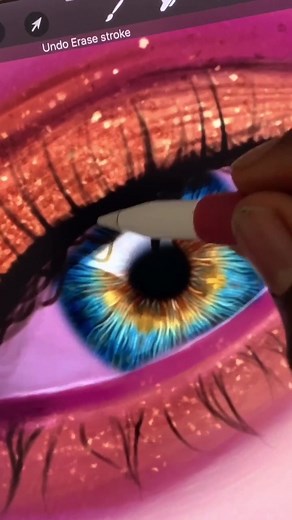 Satisfying Iris Drawing Process | Watch the Artist Create Magic 🎨