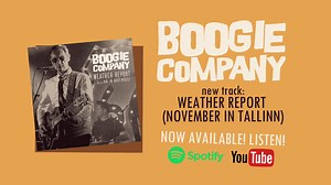 👉 Our new track "Weather Report (Tallinn In November)". Listen! On Spotify: https://open.spotify.com/album/33QCgTuKnf4yRkiyaxhiK7?si=hQW8-6KhSlC5UUO8XSYBwg or on YouTube: https://www.youtube.com/watch?v=Pfe11OHiTdg 👈 | Boogie Company