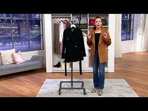 Dennis Basso Short Wrap Wool Jacket on QVC