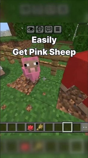 How To Get Pink Sheep in Minecraft Bedrock/PE (2026 Easy Trick!) 🐑 #shorts #viral #minecraft