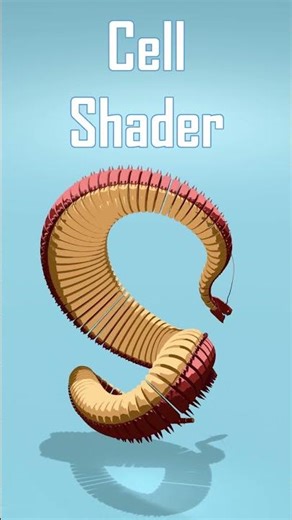 Cell shader , one stop solution for everything! #blender3d #blendershorts