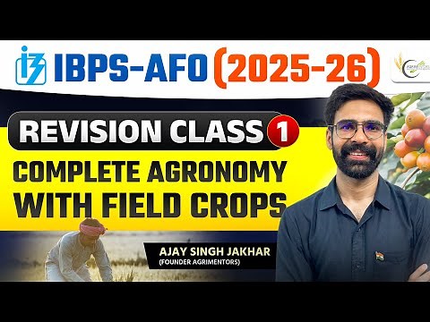 Agronomy Marathon: Complete Guide to Principles & Field Crop Cultivation Practices #Agronomy