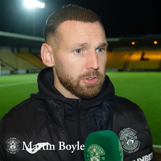 Hibs forward Martin Boyle on yesterday’s draw versus Livingston. | Hibernian Football Club