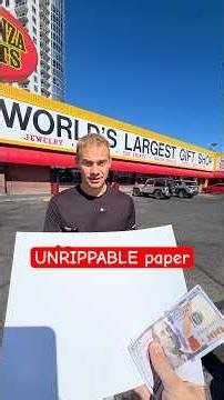 Worlds Biggest GIFT SHOP 🎁 vs 🧾 UNRIPPABLE Paper...