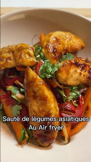 This air fryer veggie stir-fry is incredible 🤤