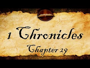 1 Chronicles Chapter 29 | KJV Audio (With Text)