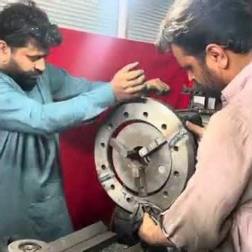 impressive process of repairing a broken differential ring gear.