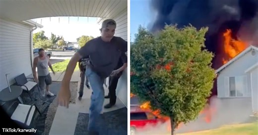 Heroic Neighbors Smash Through A Burning Home To Save Dogs Moments Before Disaster | The Animal Rescue Site