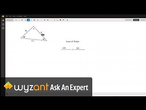 Missing Sides & Angle Trig Question PLUS How to Type the Degree Symbol °