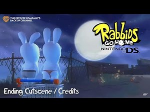 Rabbids Go Home (Nintendo DS port) - Ending Cutscene / Credits