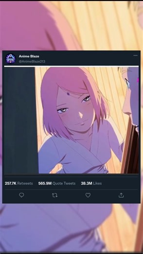 Naruto & Sakura Cute Moment 💗 | Naruto Funny Love Scene #shorts