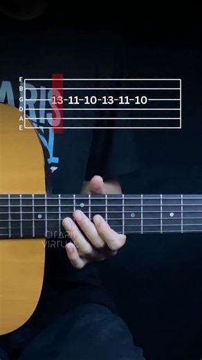 Gitaris Virtual on Instagram: "Sweet Child O Mine Solo (On Acoustic) #guitartabs"