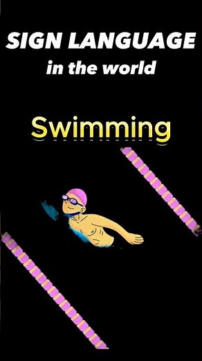 How To Sign 'Swimming' In 5 Different Languages!