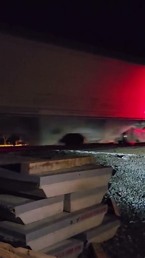 Grain train in Morrow, Louisiana