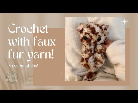 Stop Struggling with Fur Yarn! Do THIS instead 🧶