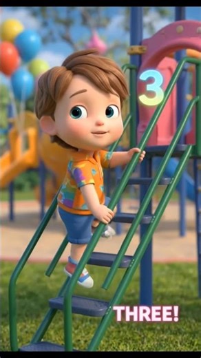 Counting 1 to 4 for Kids | Fun Slide Splash Learning #shortsfeed #shortvideo #shorts