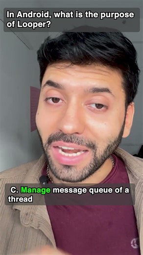 Android Looper Explained⚡Message Queue Magic #shorts #android #java #kotlin #interview #programming