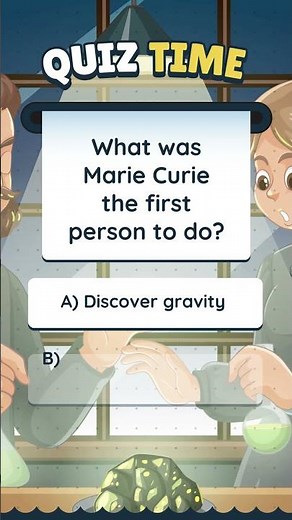What Was Marie Curie Famous For? 🤔 5-Second Quiz #quiz #science #shorts