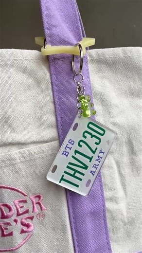 BTS License Plate Keychain/keychain/license Plate/acrylic Keychain/kpop/hancmade/rm/jin/suga/jhope/jimin/v/jungkook - Etsy