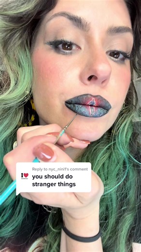 Max Stranger Things Inspired Lip Art Makeup Tutorial