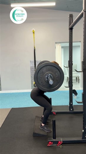 Heel Elevated Back Squat