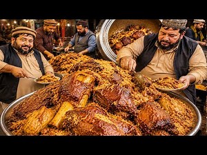 Famous Biryani | Kabuli palw | Roasted Chicken |Afghan Street Food UnderTaliban Control