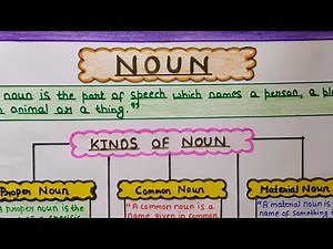 Noun Chart Project Work | Step by Step Chart Making Tutorial 📸🤩