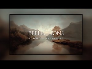 TV Screensaver | Tranquil Autumn Reflections: 3 Hours of Serene Lake Art for Fall Ambience