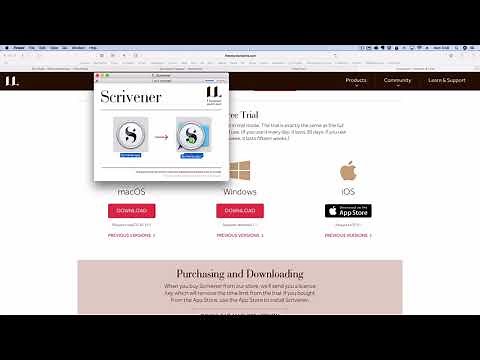 Downloading & Installing Scrivener 3 for Mac