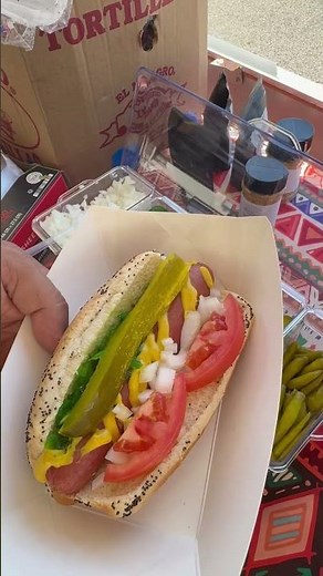 How to make a Chicago style hot dog