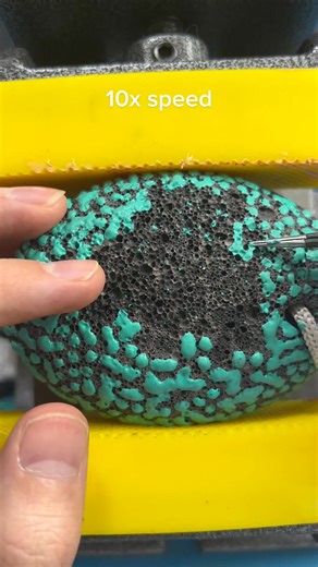Picking paint off of a stone #pickingstone #picking #fidgettoys #oddlysatisfying #satisfying | jacobrosstech | Facebook