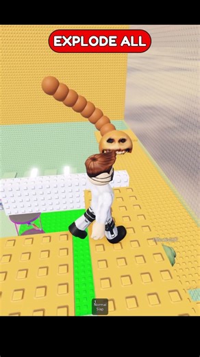 I encounter a giant orange worm that wouldn’t stop eating robloxians