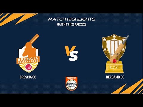 Match 13 - BRE vs BCC | Highlights | FanCode ECS Milan | 26 Apr 2023 | ECS23.250