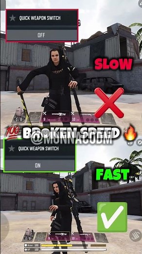 ✅Try This Pro Secret Weapon Switch Setting in CODM BR🔥💯Codmobile Tips and Tricks #shorts #codmbr