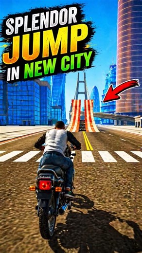 Splendor Jump Challenge in New City 🚀 | Indian Bike Driving 3D Gameplay